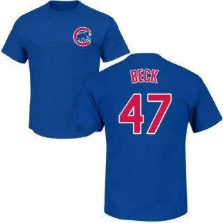 Men's Chicago Cubs Rod Beck Royal Roster T-Shirt