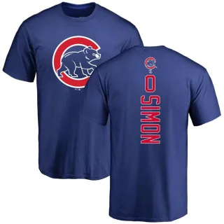 Men's Chicago Cubs Ronny Oliver Simon Olive Backer T-Shirt Royal