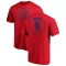 Men's Chicago Cubs Ronny Oliver Simon Red RBI T-Shirt