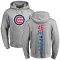 Men's Chicago Cubs Ryan Dempster Ash Backer Pullover Hoodie