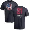 Men's Chicago Cubs Sammy Sosa Navy Name and Number Banner Wave T-Shirt