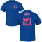 Men's Chicago Cubs Sammy Sosa Royal Roster T-Shirt