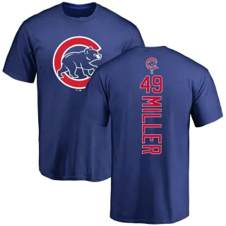 Men's Chicago Cubs Tyson Miller Royal Backer T-Shirt