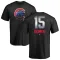 Men's Chicago Cubs Yan Gomes Black Midnight Mascot T-Shirt