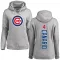 Women's Chicago Cubs Alexander Canario Ash Backer Pullover Hoodie