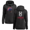 Women's Chicago Cubs Andre Dawson Black Branded Midnight Mascot Pullover Hoodie -