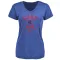 Women's Chicago Cubs Andre Dawson Royal Base Runner T-Shirt