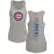 Women's Chicago Cubs Andrelton Simmons Ash Backer Tank Top