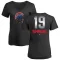 Women's Chicago Cubs Andrelton Simmons Black Midnight Mascot V-Neck T-Shirt