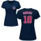 Women's Chicago Cubs Bill Madlock Navy Roster T-Shirt