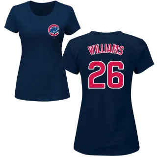 Women's Chicago Cubs Billy Williams Navy Roster T-Shirt