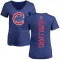 Women's Chicago Cubs Billy Williams Royal Backer Slim Fit T-Shirt