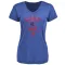 Women's Chicago Cubs Brandon Morrow Royal Base Runner T-Shirt