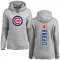 Women's Chicago Cubs Caleb Knight Ash Backer Pullover Hoodie