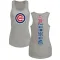 Women's Chicago Cubs Carlos Zambrano Ash Backer Tank Top