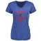 Women's Chicago Cubs Carlos Zambrano Royal Base Runner T-Shirt