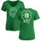 Women's Chicago Cubs Carson Kelly Green Dubliner V-Neck T-Shirt Kelly