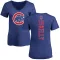 Women's Chicago Cubs Carson Kelly Royal Backer Slim Fit T-Shirt