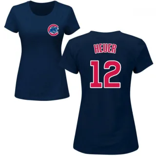 Women's Chicago Cubs Codi Heuer Navy Roster T-Shirt