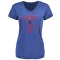 Women's Chicago Cubs Codi Heuer Royal Base Runner T-Shirt