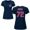 Women's Chicago Cubs Cody Poteet Navy Roster T-Shirt