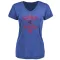 Women's Chicago Cubs Dan Winkler Royal Base Runner T-Shirt