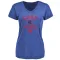 Women's Chicago Cubs Daniel Palencia Royal Base Runner T-Shirt