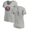 Women's Chicago Cubs David Ross Ash Backer Slim Fit T-Shirt