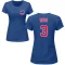 Women's Chicago Cubs David Ross Royal Roster T-Shirt