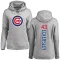 Women's Chicago Cubs Dennis Eckersley Ash Backer Pullover Hoodie