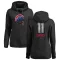 Women's Chicago Cubs Drew Smyly Black Branded Midnight Mascot Pullover Hoodie -