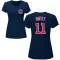 Women's Chicago Cubs Drew Smyly Navy Roster T-Shirt