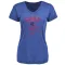 Women's Chicago Cubs Drew Smyly Royal Base Runner T-Shirt