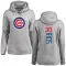 Women's Chicago Cubs Edwin Rios Ash Backer Pullover Hoodie