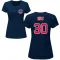 Women's Chicago Cubs Edwin Rios Navy Roster T-Shirt