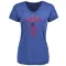 Women's Chicago Cubs Edwin Rios Royal Base Runner T-Shirt