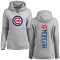 Women's Chicago Cubs Eli Morgan Ash Backer Pullover Hoodie