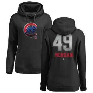 Women's Chicago Cubs Eli Morgan Black Branded Midnight Mascot Pullover Hoodie -