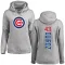 Women's Chicago Cubs Esteban Quiroz Ash Backer Pullover Hoodie