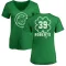 Women's Chicago Cubs Ethan Roberts Green Dubliner V-Neck T-Shirt Kelly