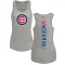 Women's Chicago Cubs Gage Workman Ash Backer Tank Top