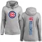 Women's Chicago Cubs Gavin Hollowell Ash Backer Pullover Hoodie