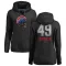 Women's Chicago Cubs Jake Arrieta Black Branded Midnight Mascot Pullover Hoodie -