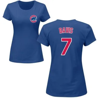 Women's Chicago Cubs Jody Davis Royal Roster T-Shirt