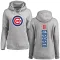 Women's Chicago Cubs Joe Girardi Ash Backer Pullover Hoodie