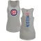 Women's Chicago Cubs Joe Maddon Ash Backer Tank Top