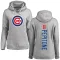 Women's Chicago Cubs Joe Pepitone Ash Backer Pullover Hoodie