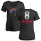 Women's Chicago Cubs Joe Pepitone Black Midnight Mascot V-Neck T-Shirt