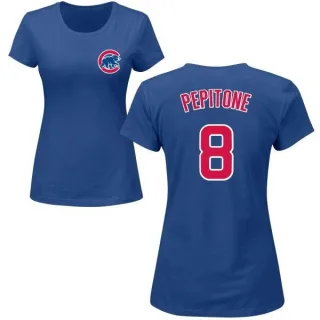 Women's Chicago Cubs Joe Pepitone Royal Roster T-Shirt