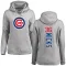 Women's Chicago Cubs Jordan Wicks Ash Backer Pullover Hoodie